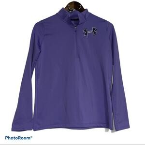 Under Armour Purple Quarter Zip Pullover Size YXL
